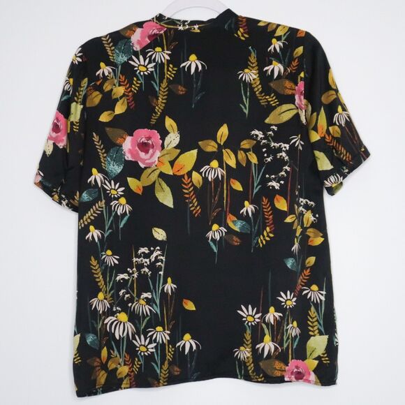Baum und Pferdgarten Womens Blouse Size Small Multicolor Floral Feminine Prairie - Picture 2 of 8